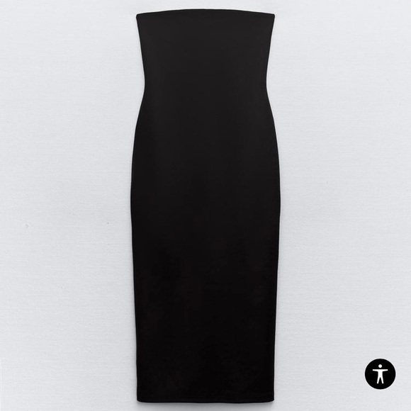 ZARA STRAPLESS DRESS - Picture 2 of 2